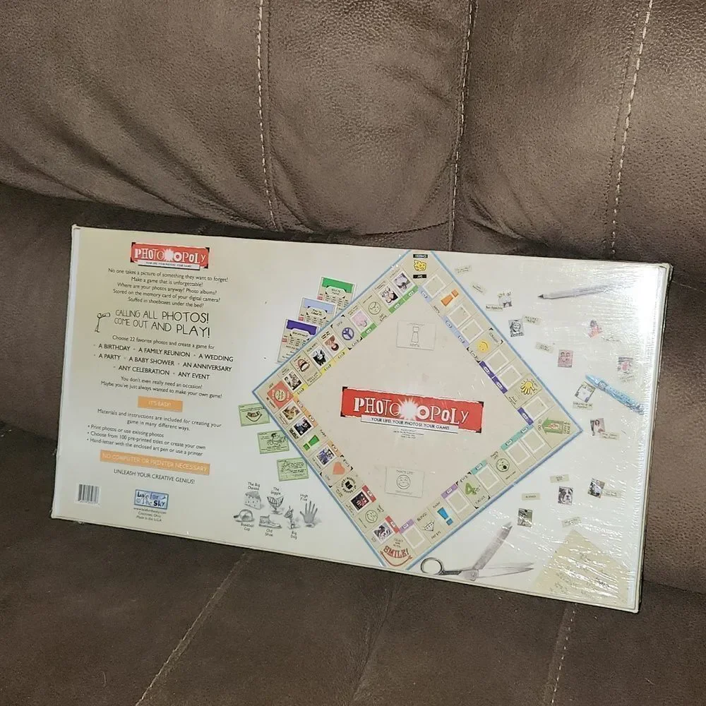 Photo Opoly Board Game NIP